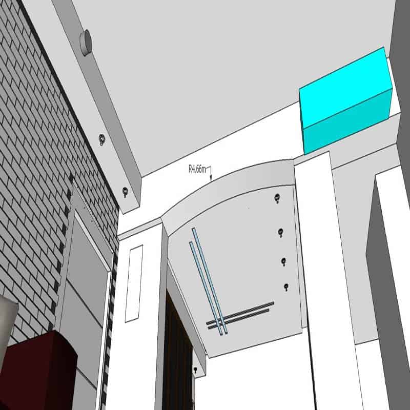 גבס מזגן סלון