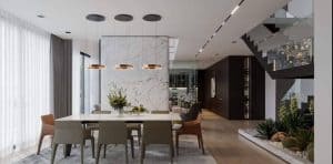 עיצוב גבס לפינת אוכל